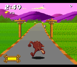 Taz-Mania (USA) In game screenshot